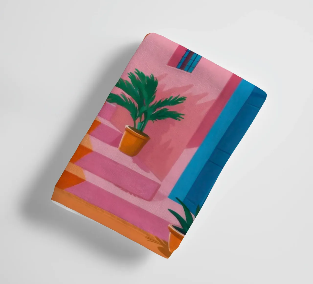 Santorini Color Steps asciugamano da bagno da Trace Brush