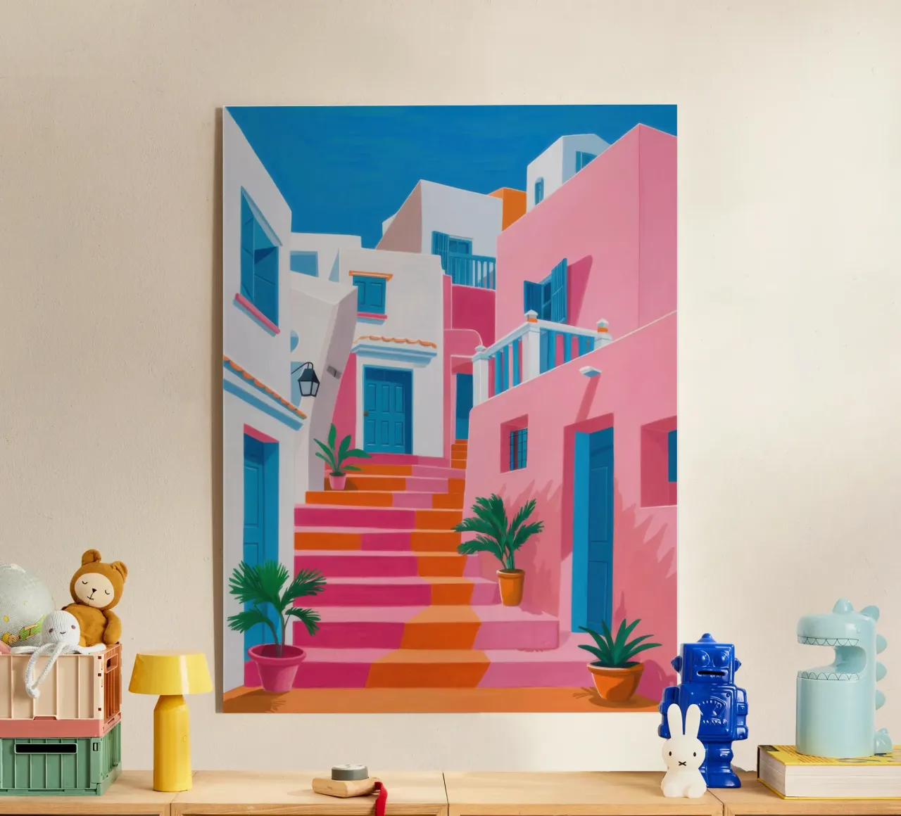 Santorini Color Steps plexiglass da Trace Brush