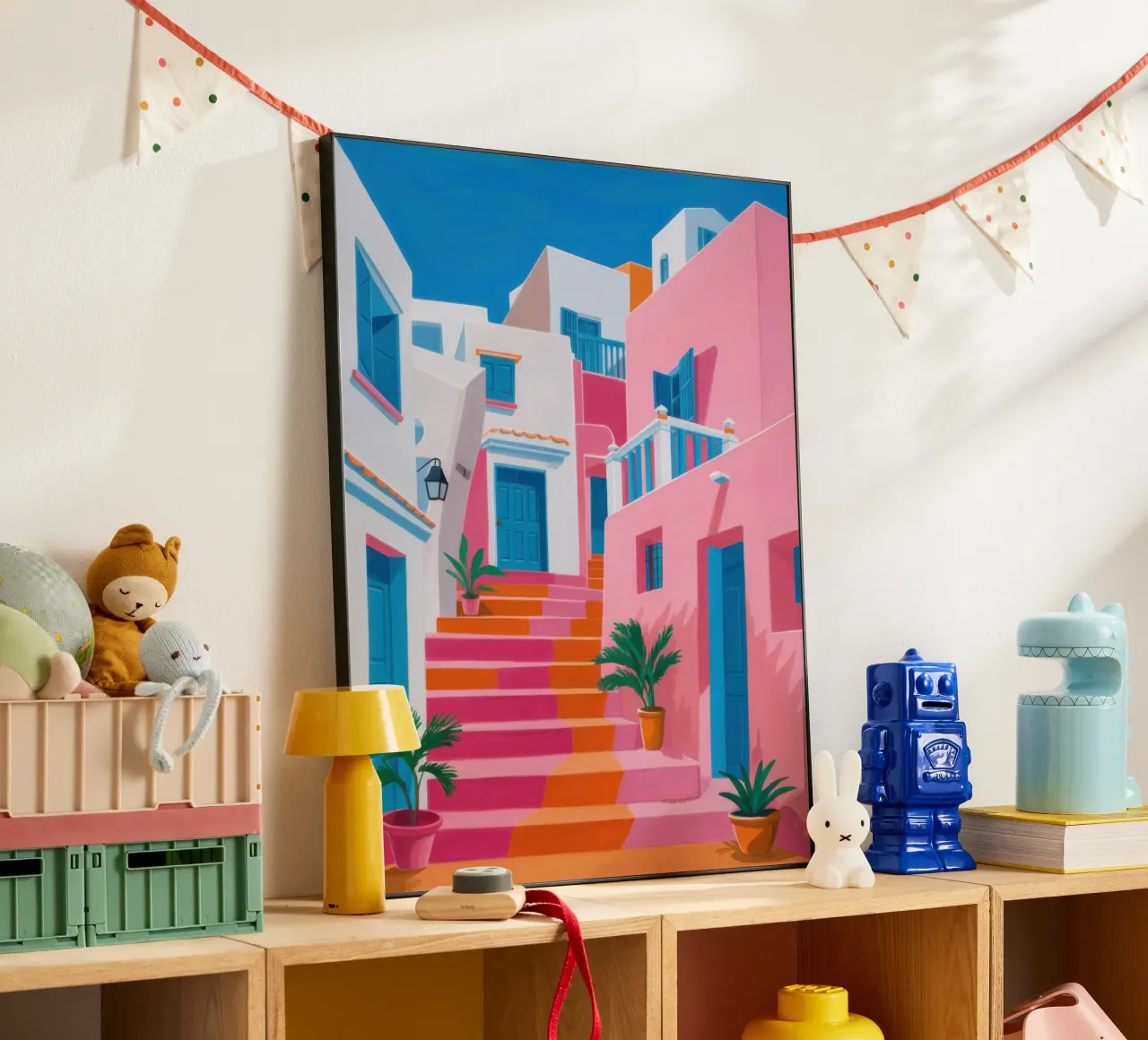 Santorini Color Steps alluminio dibond da Trace Brush