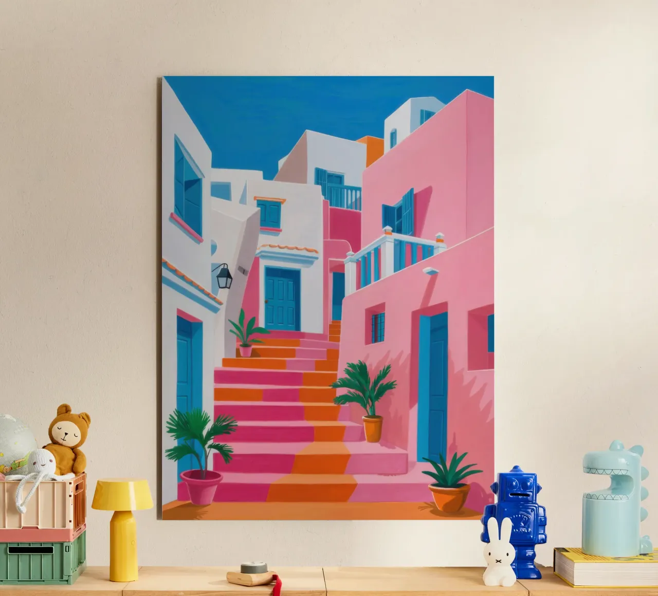 Santorini Color Steps alluminio dibond da Trace Brush