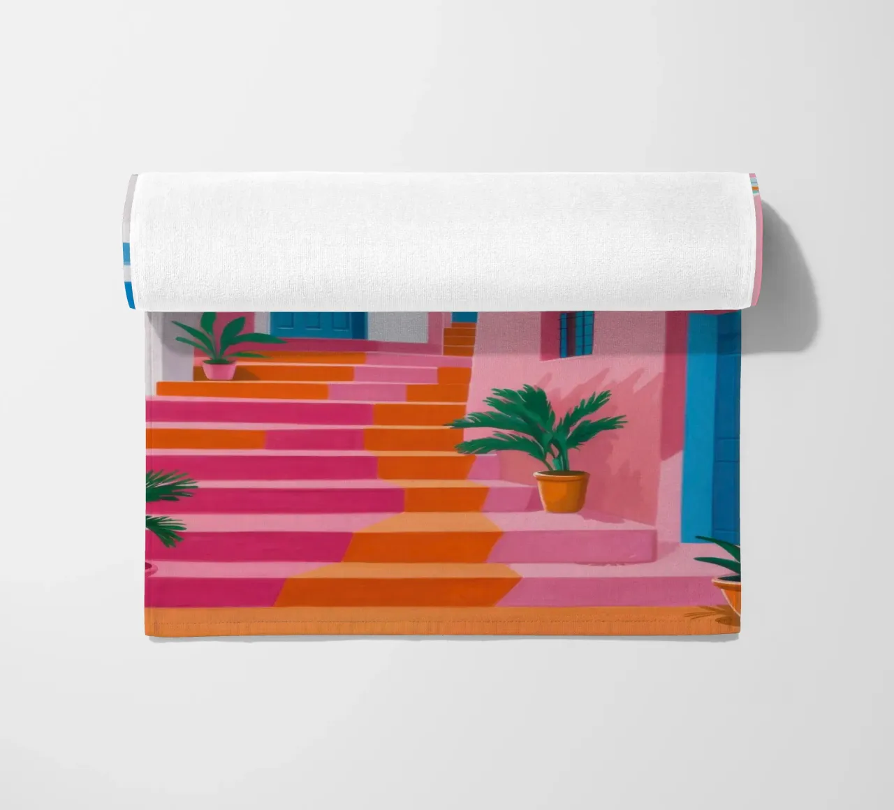 Santorini Color Steps telo mare da Trace Brush