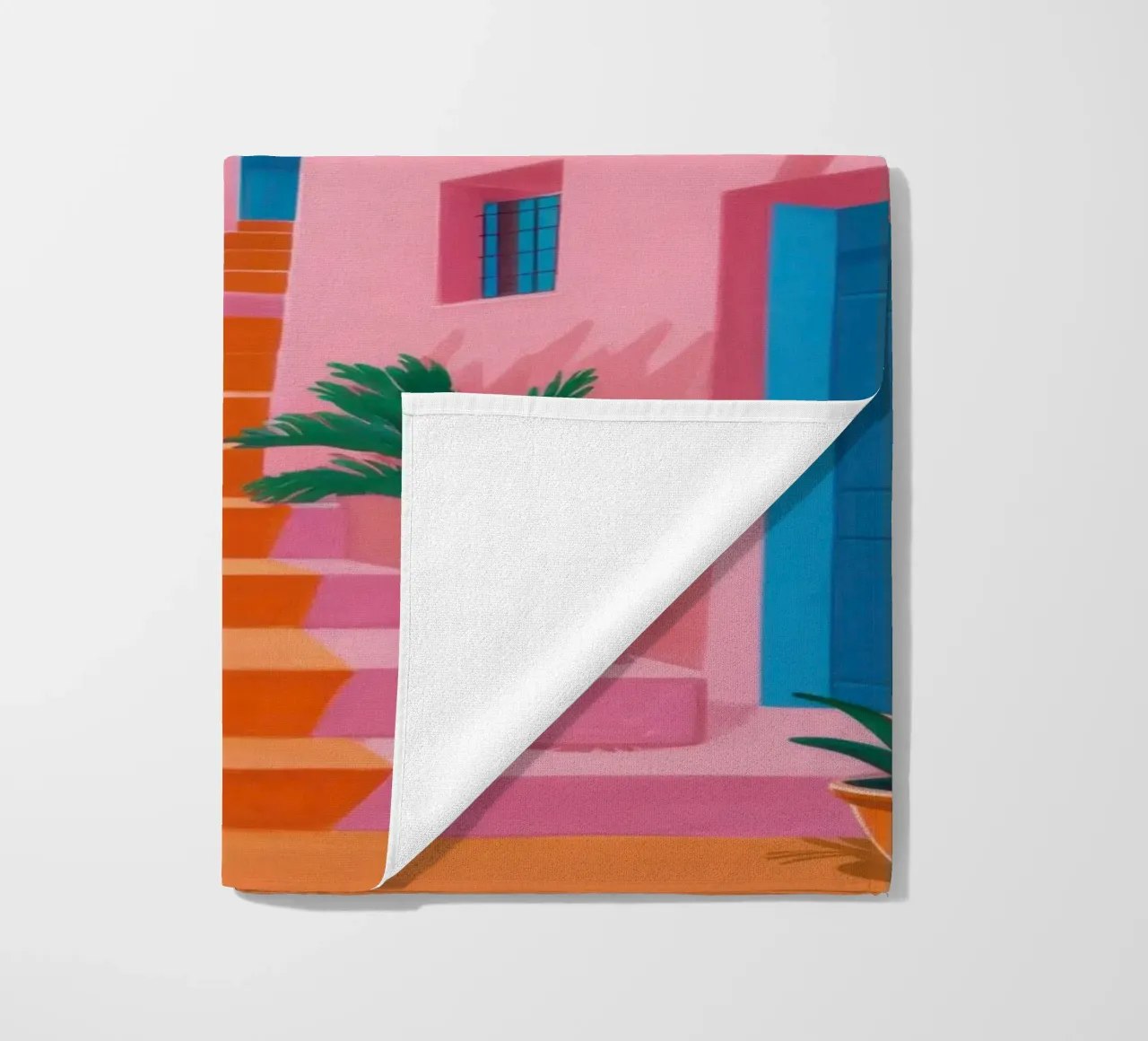 Santorini Color Steps telo mare da Trace Brush