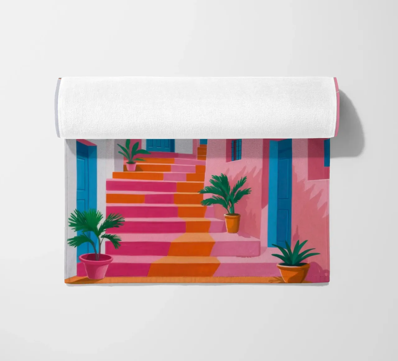 Santorini Color Steps telo mare da Trace Brush