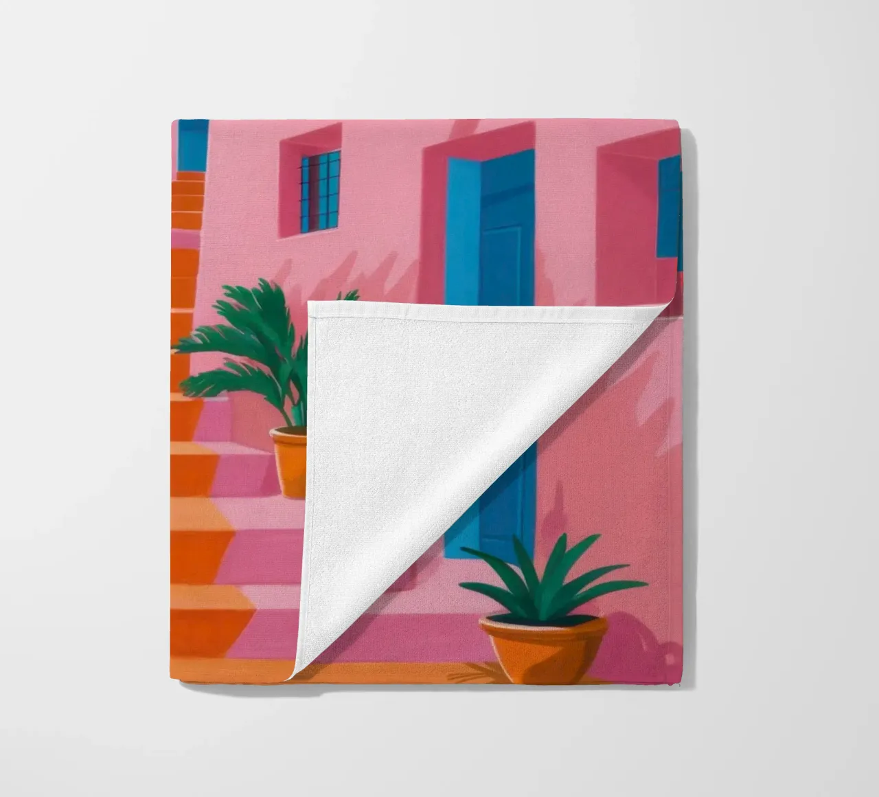 Santorini Color Steps telo mare da Trace Brush