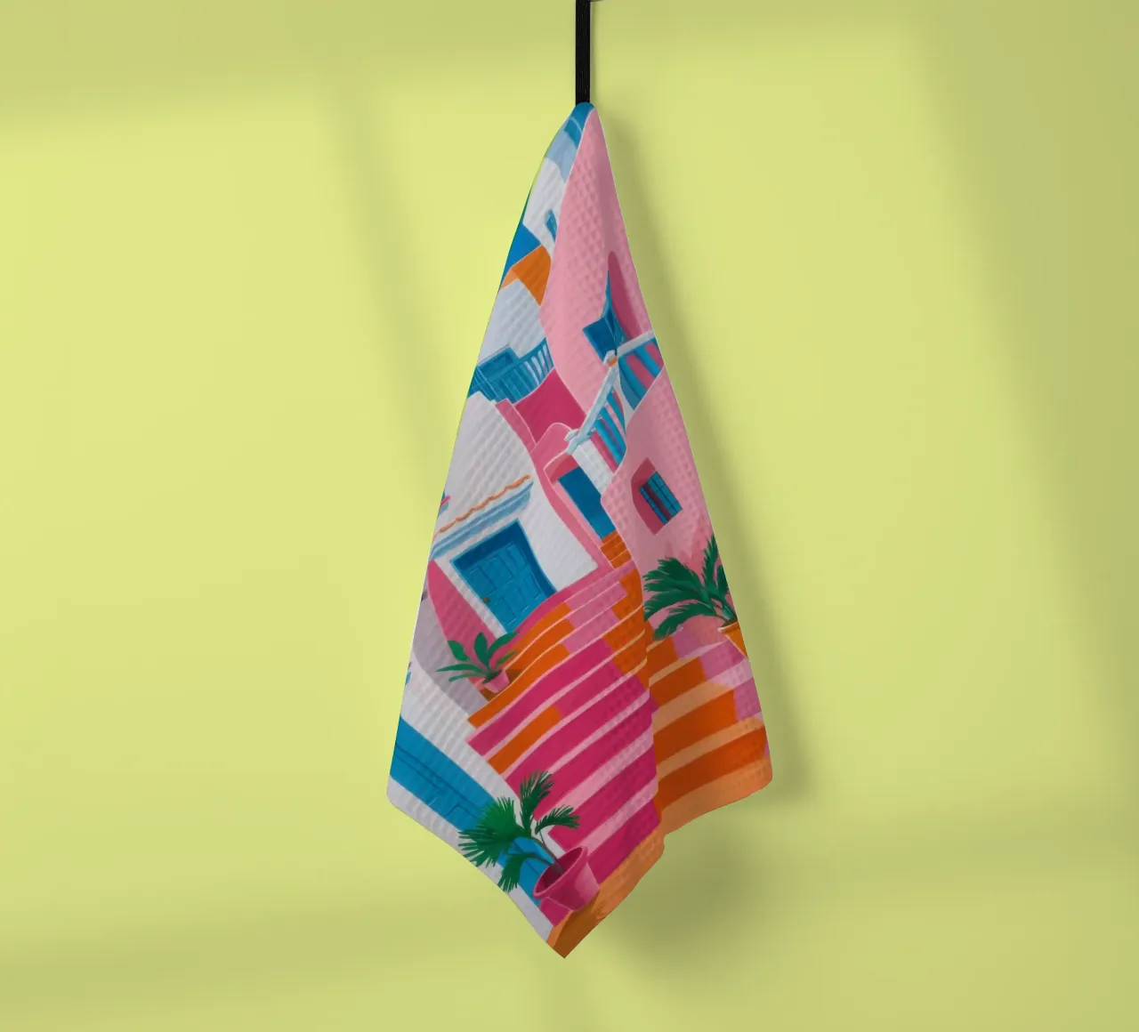 Santorini Color Steps canovaccio da cucina da Trace Brush