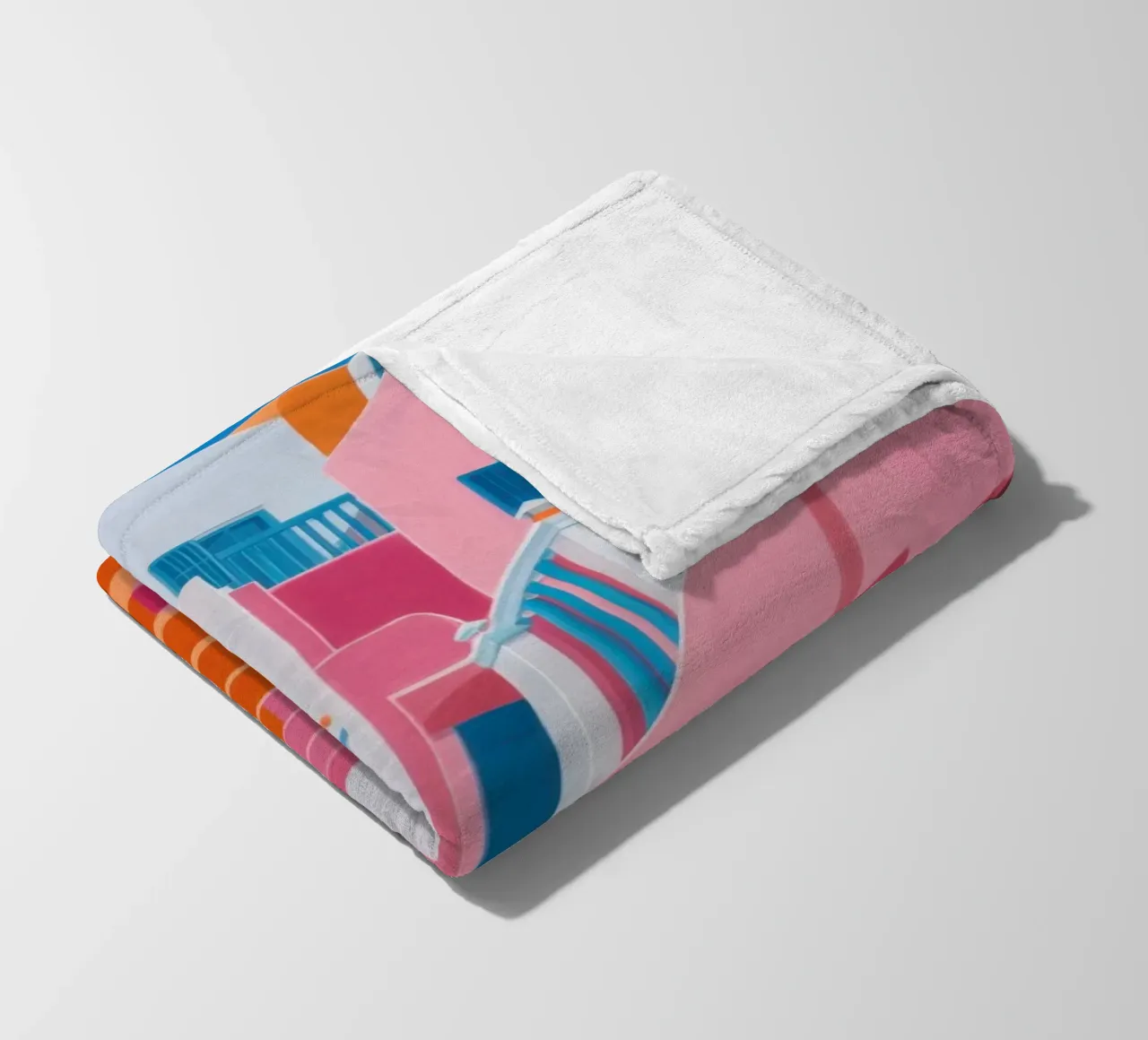 Santorini Color Steps coperta in pile da Trace Brush