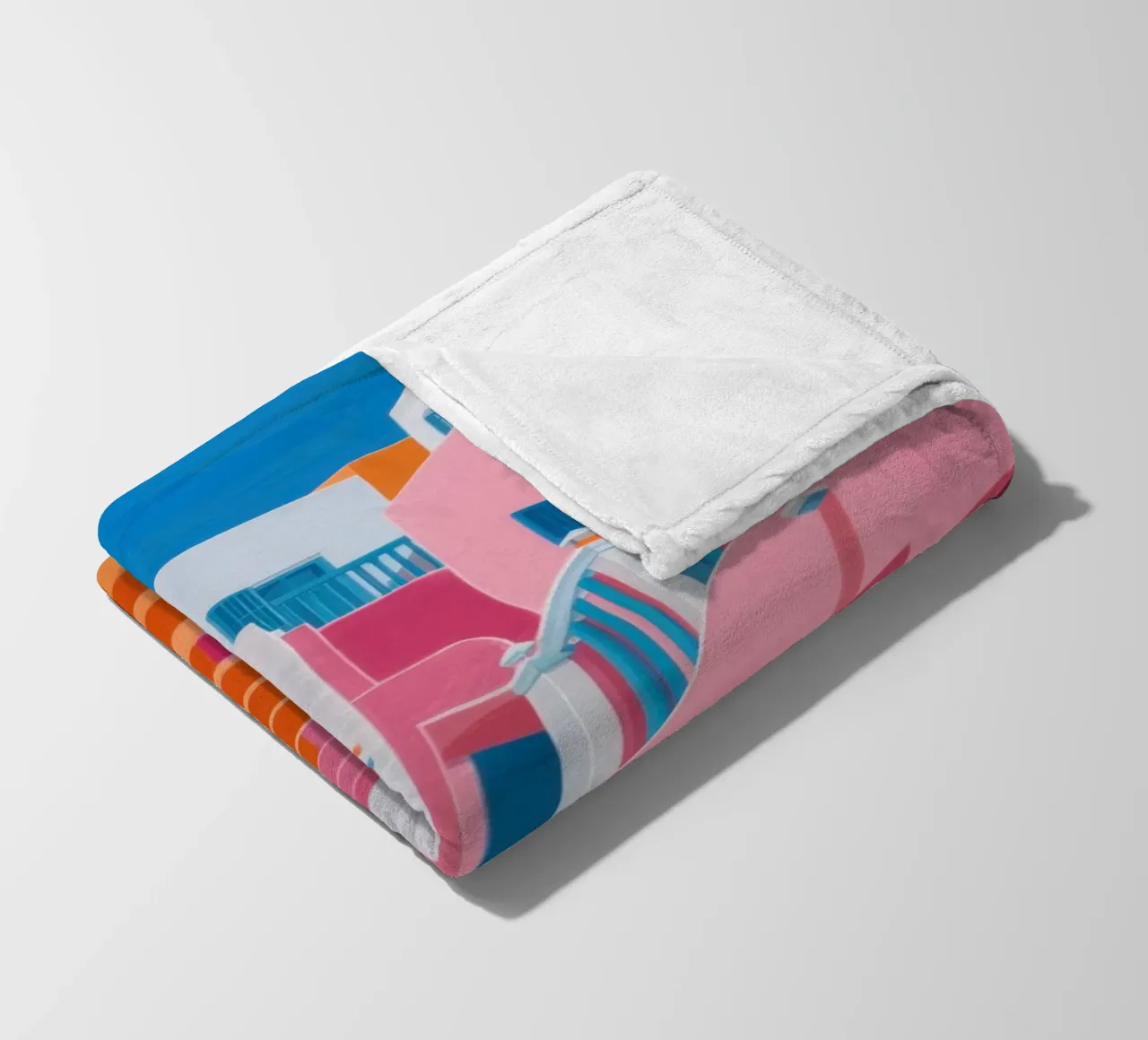 Santorini Color Steps coperta in pile da Trace Brush