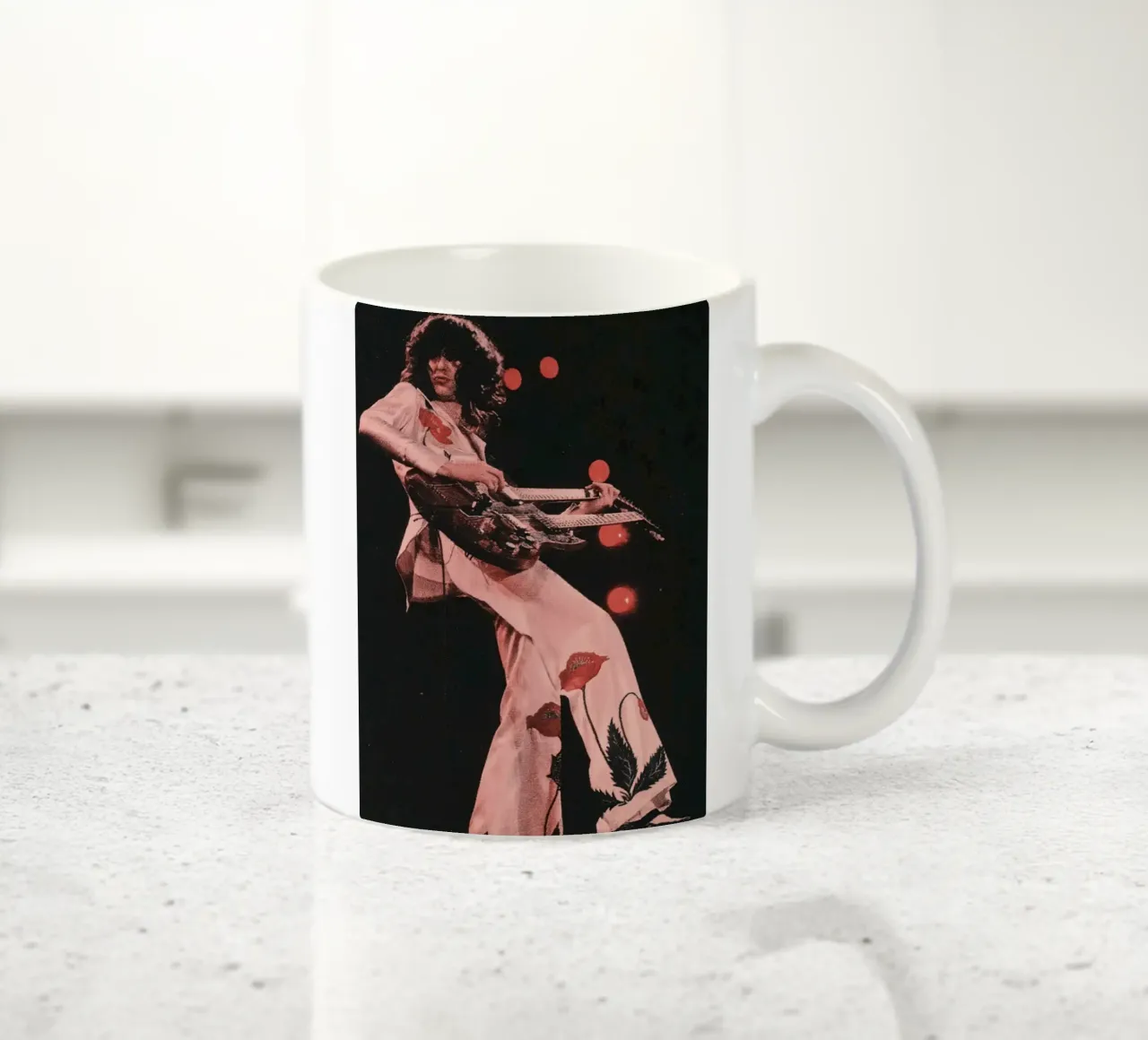 Jimmy Page Led Zeppelin tazza in ceramica da Musadad Shop