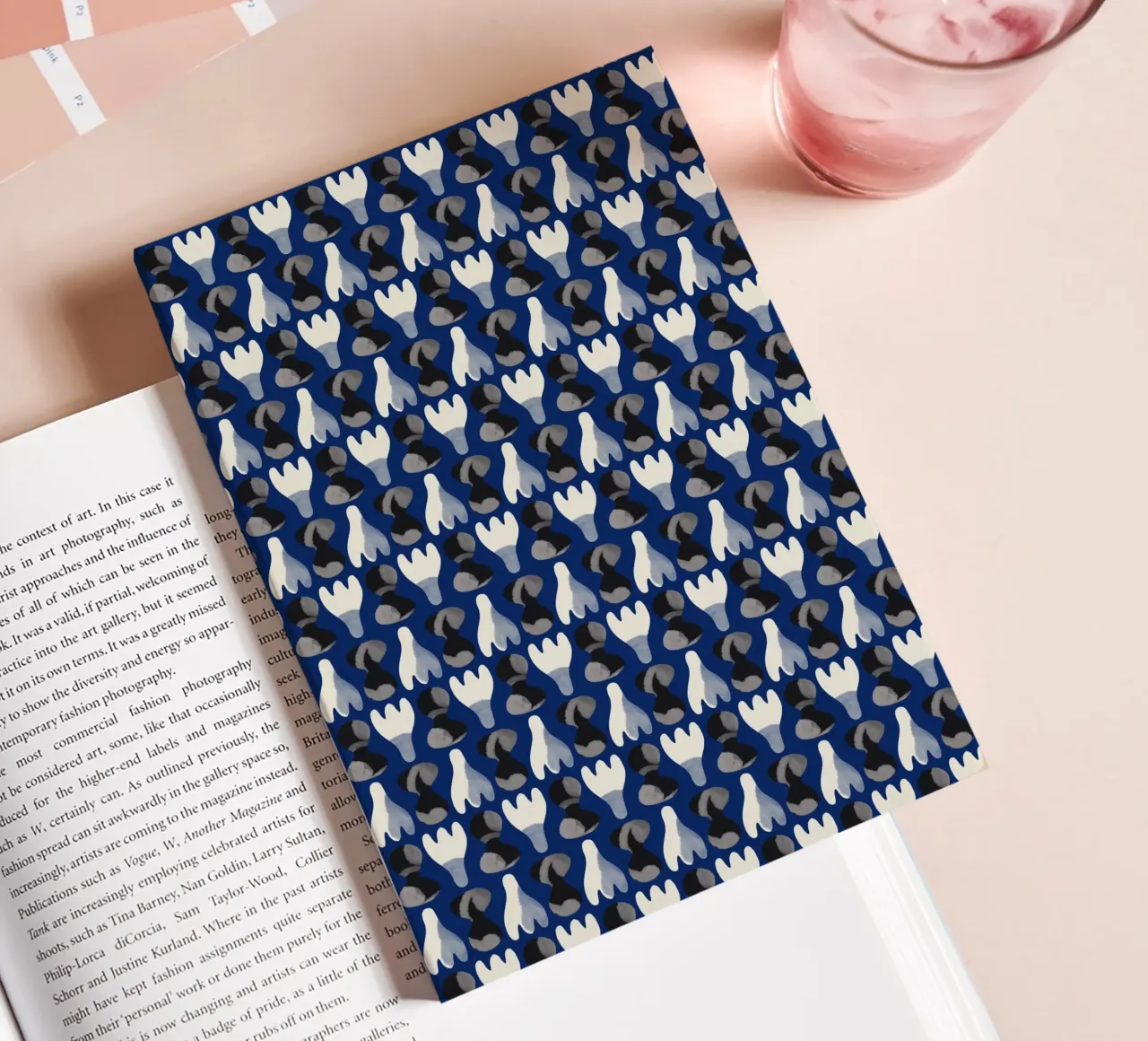 Repetitive pattern 15 notebook by Little Dean