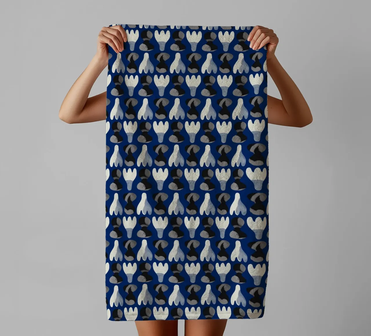 Repetitive pattern 15 towel by Little Dean