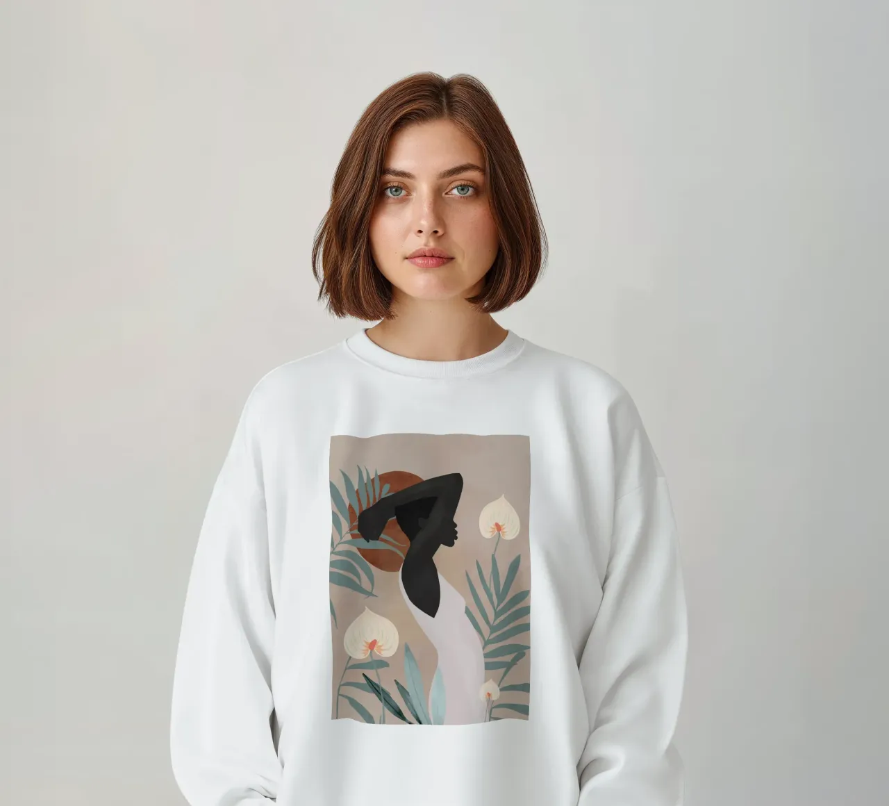 Ragazza tropicale 4 felpa da ThingDesign