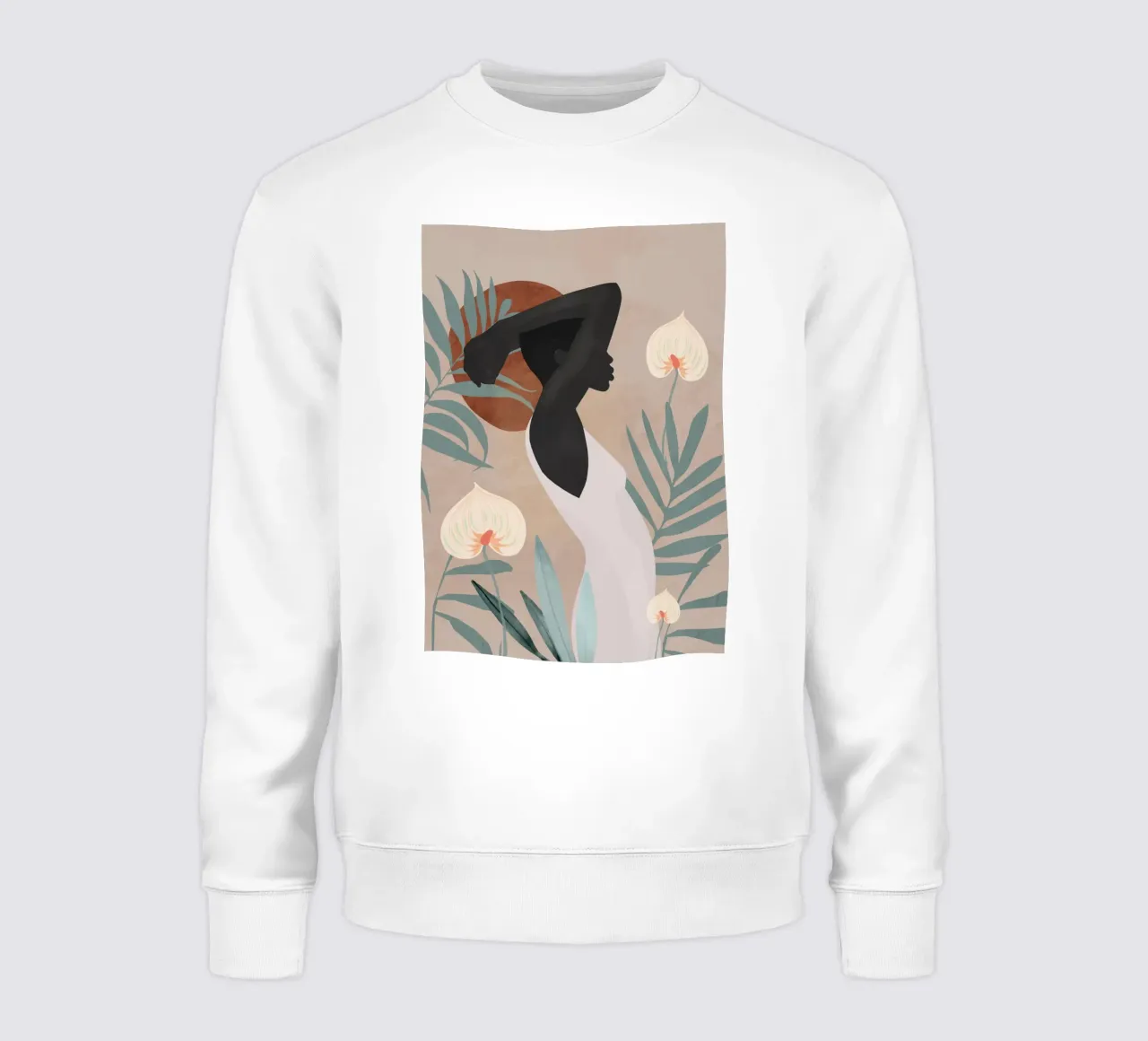 Ragazza tropicale 4 felpa da ThingDesign