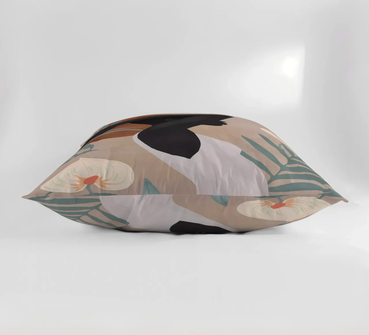 Ragazza tropicale 4 cuscino da ThingDesign
