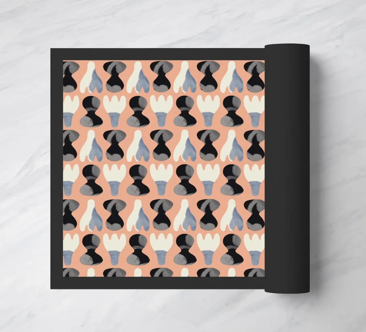 Repetitive pattern 16 doormat by Little Dean