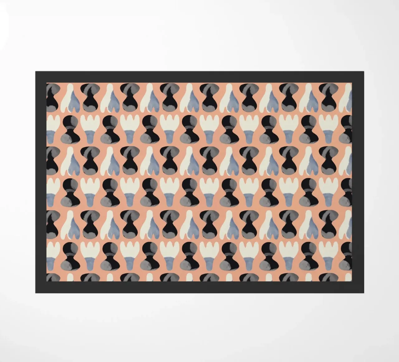 Repetitive pattern 16 doormat by Little Dean