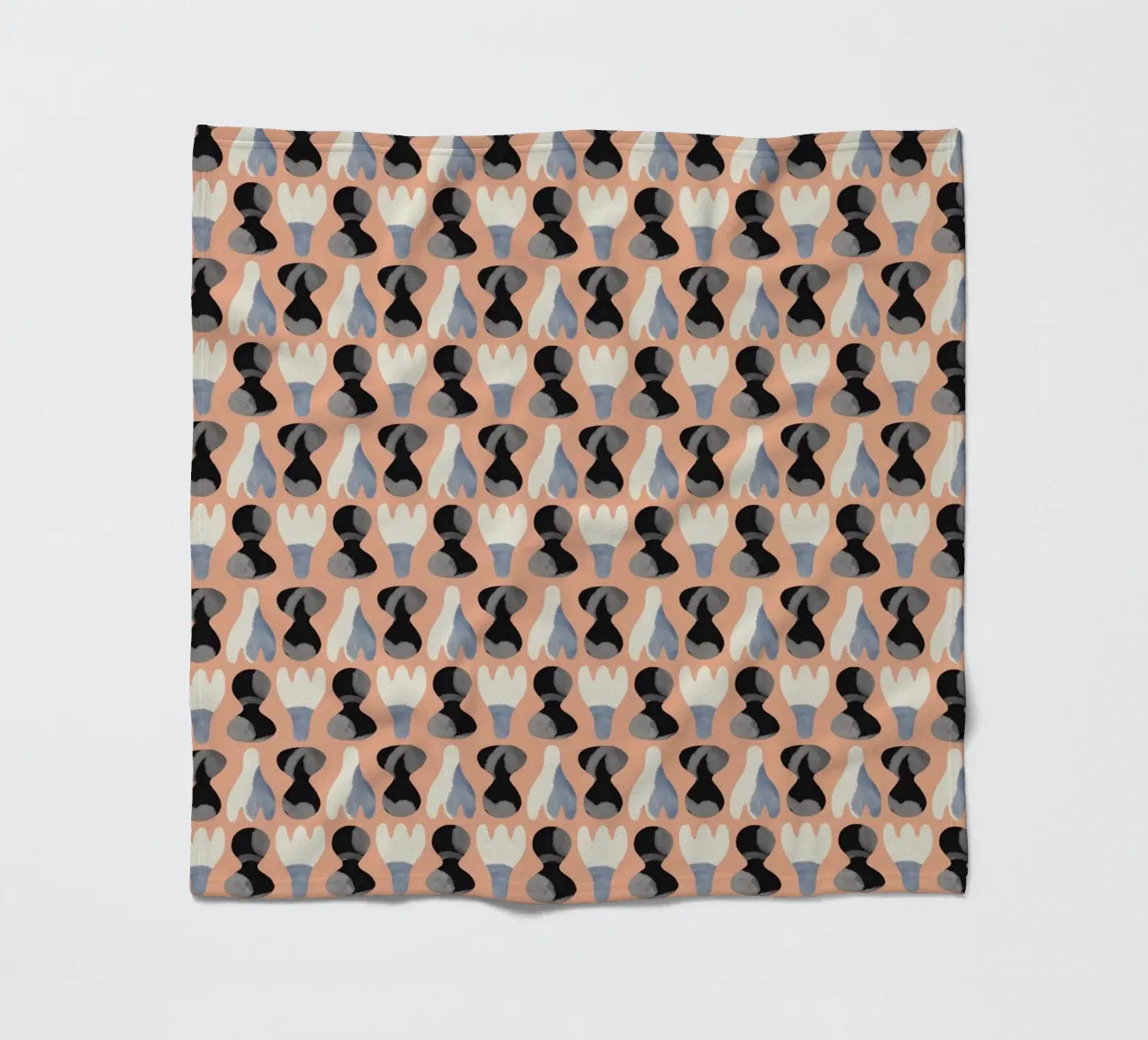 Repetitive pattern 16 fleece blanket by Little Dean