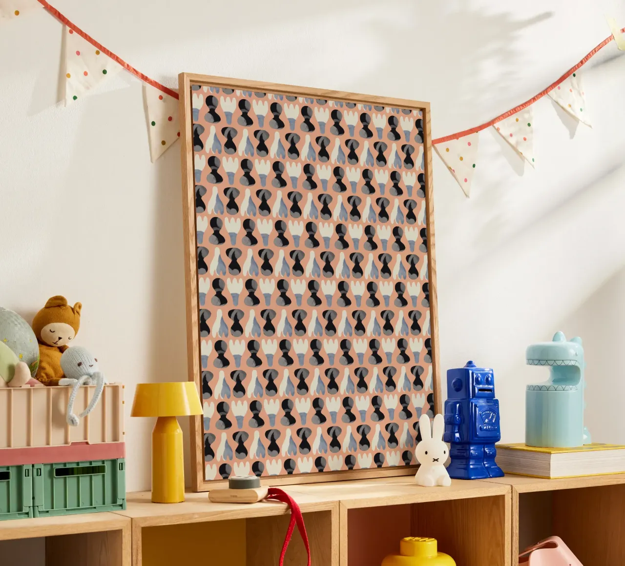 Sich wiederholendes Muster 16 Acryl-Glas von Little Dean