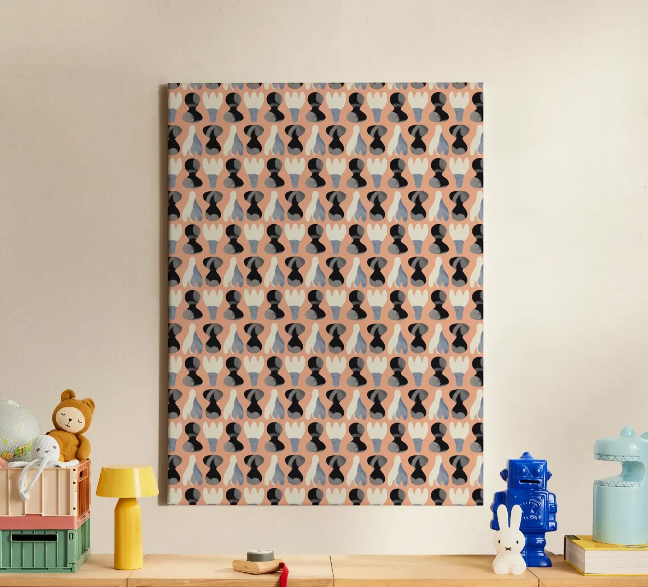Repetitive pattern 16 canvas by Little Dean