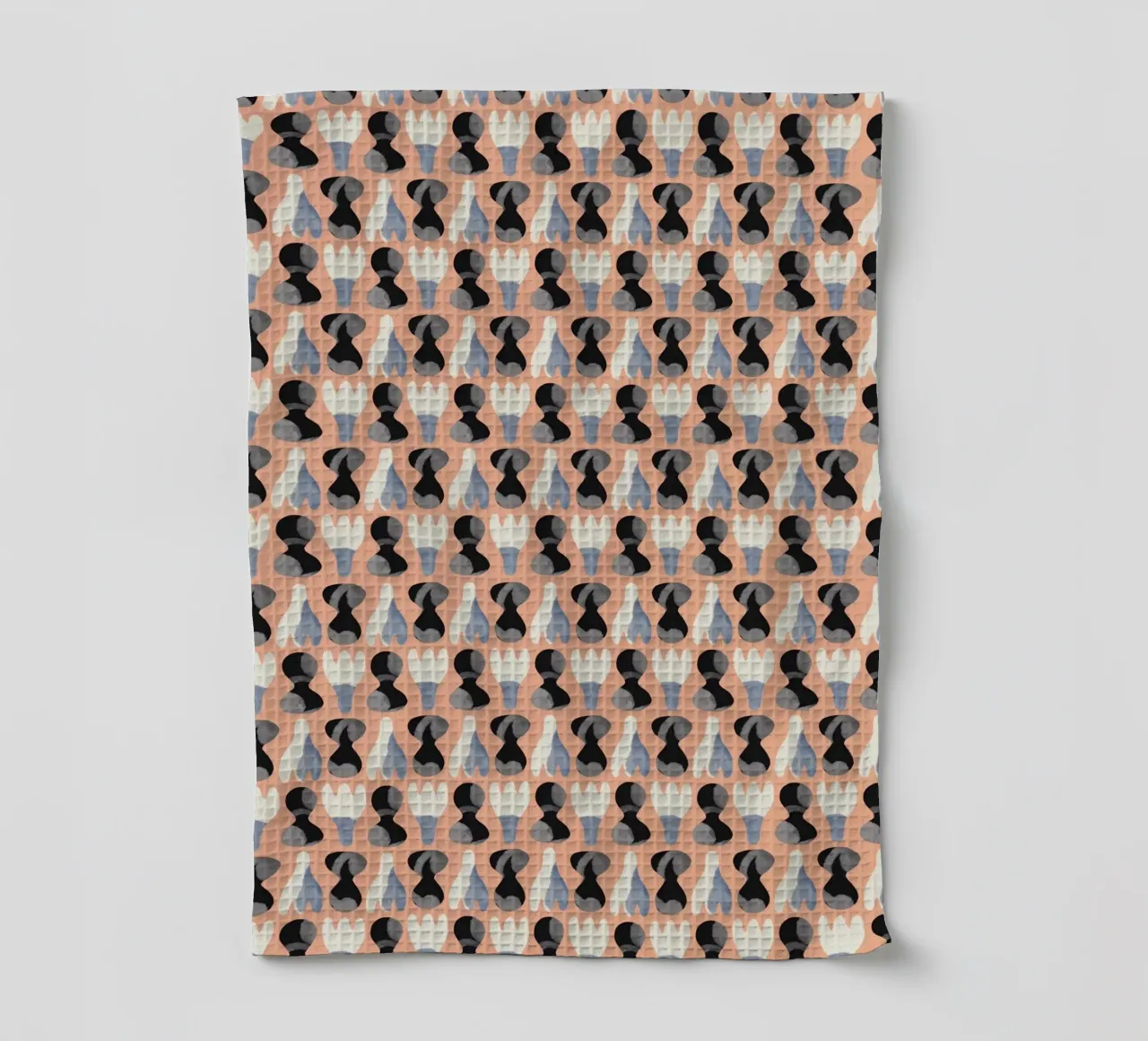 Repetitive pattern 16 tea towel by Little Dean