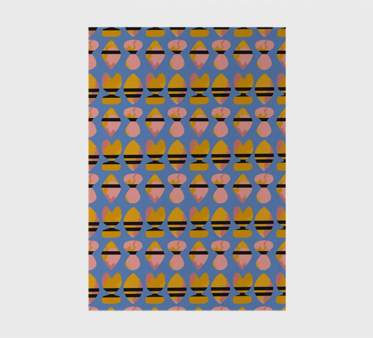 Repetitive pattern 17 notebook by Little Dean