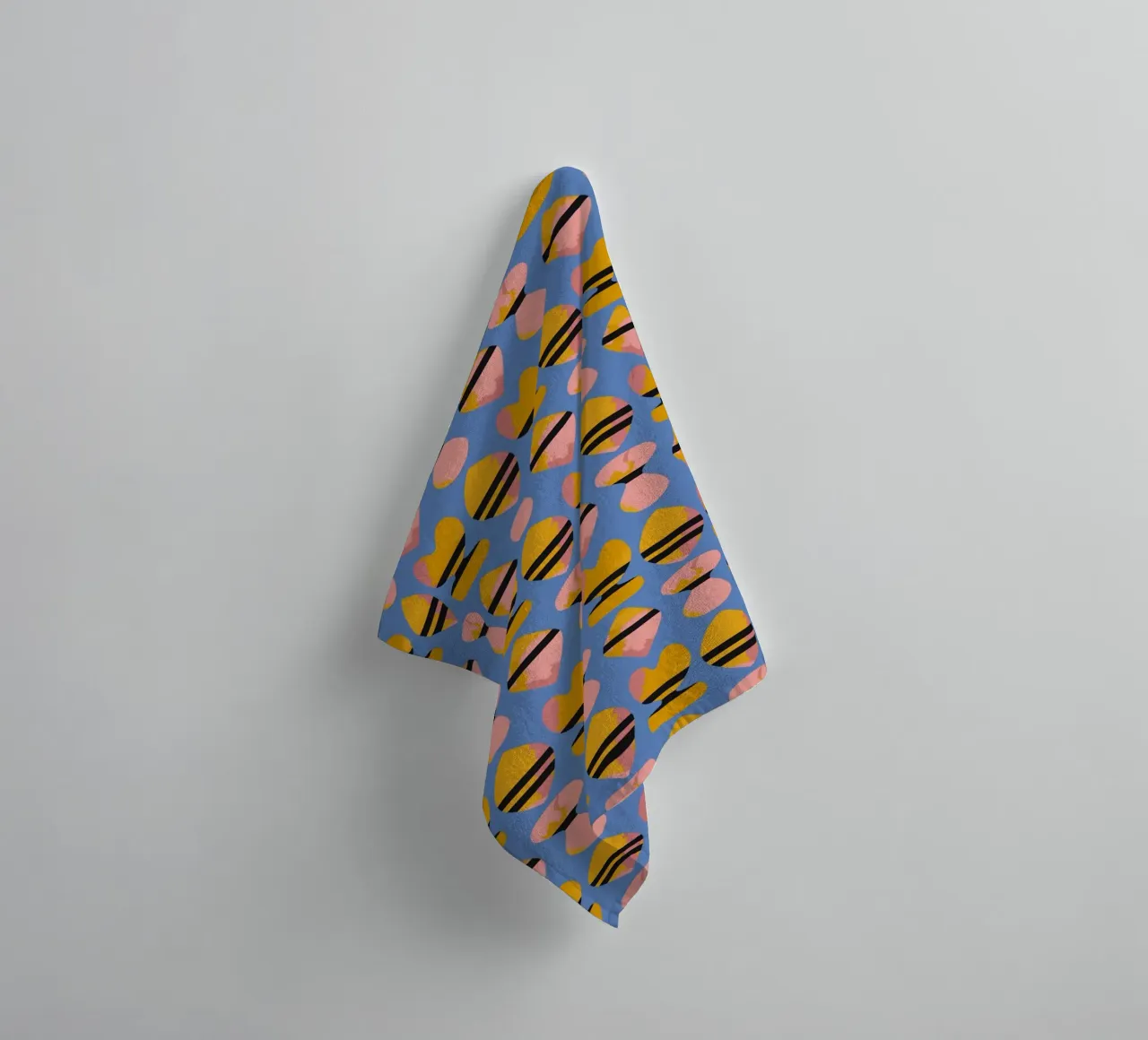 Repetitive pattern 17 towel by Little Dean