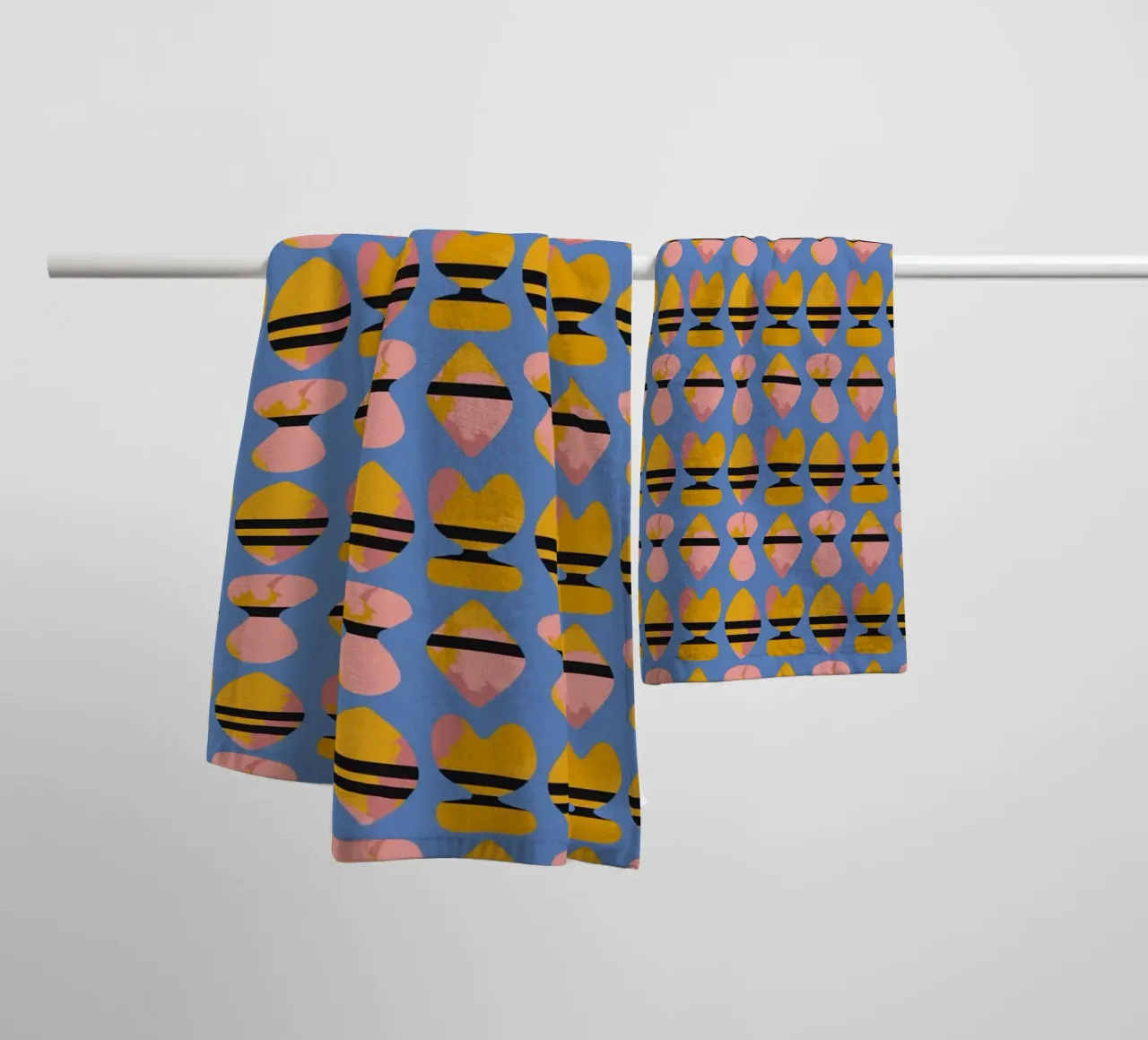 Repetitive pattern 17 towel by Little Dean