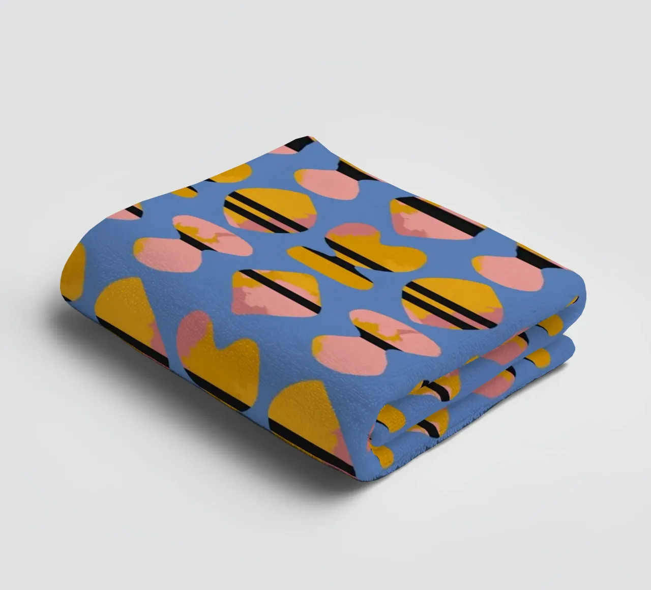 Repetitive pattern 17 towel by Little Dean