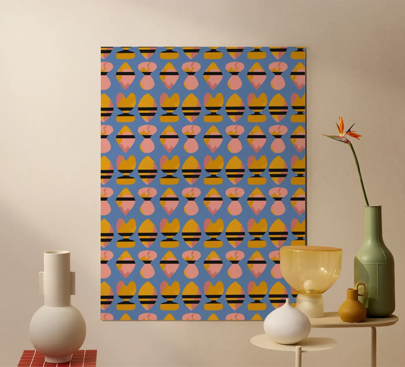 Repetitive pattern 17 poster by Little Dean