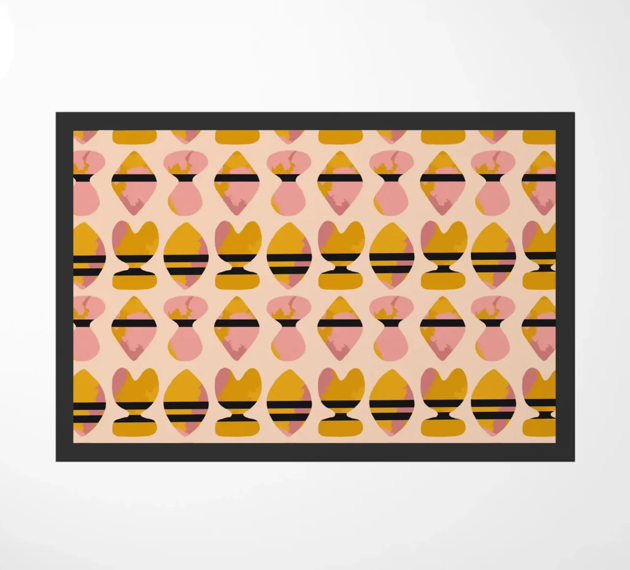 Repetitive pattern 18 doormat by Little Dean