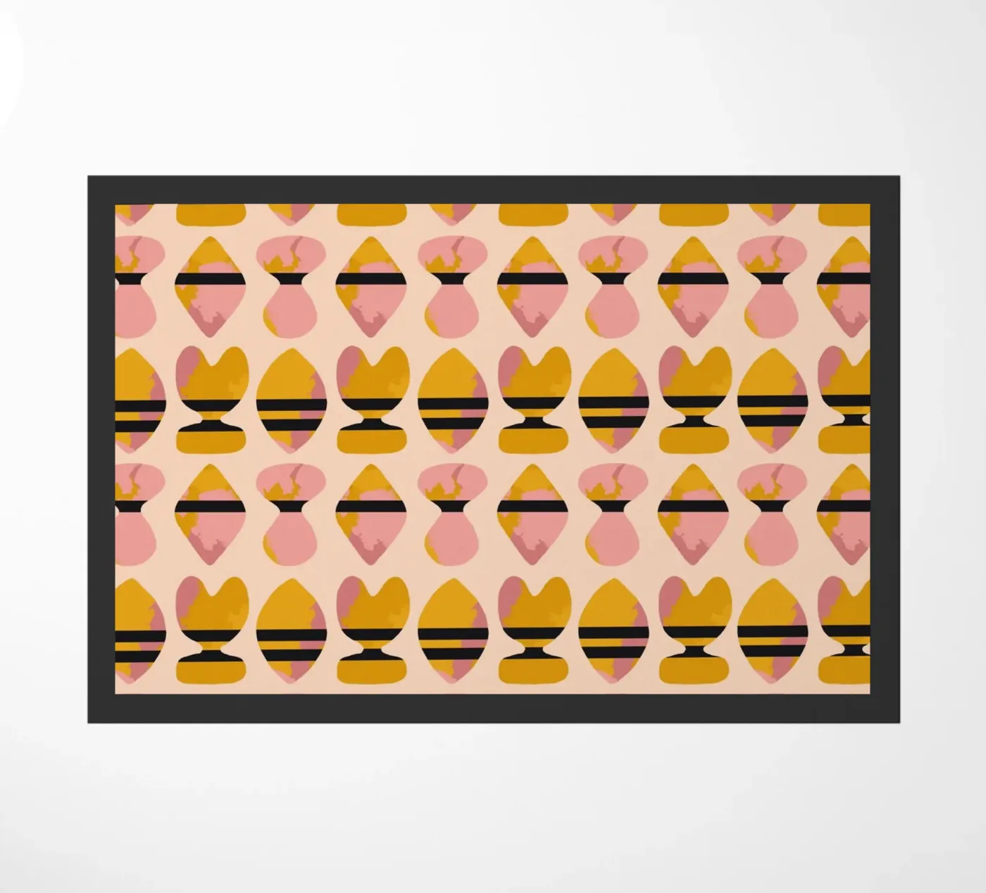 Repetitive pattern 18 Fußmatte von Little Dean