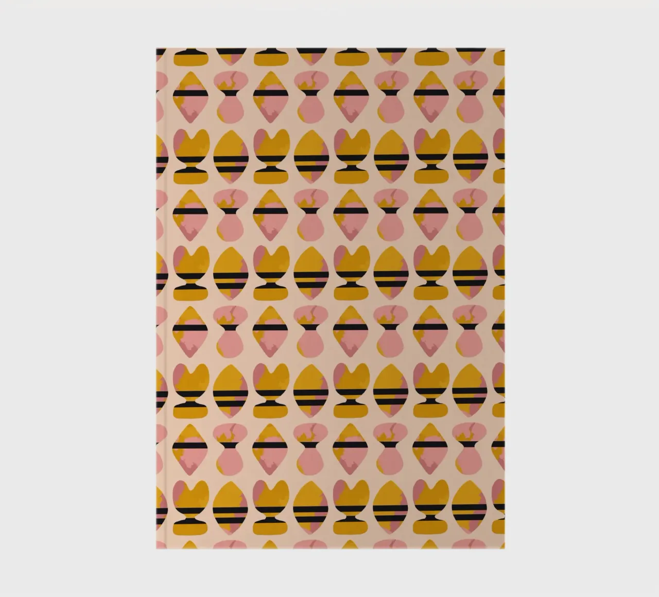 Repetitive pattern 18 notebook by Little Dean