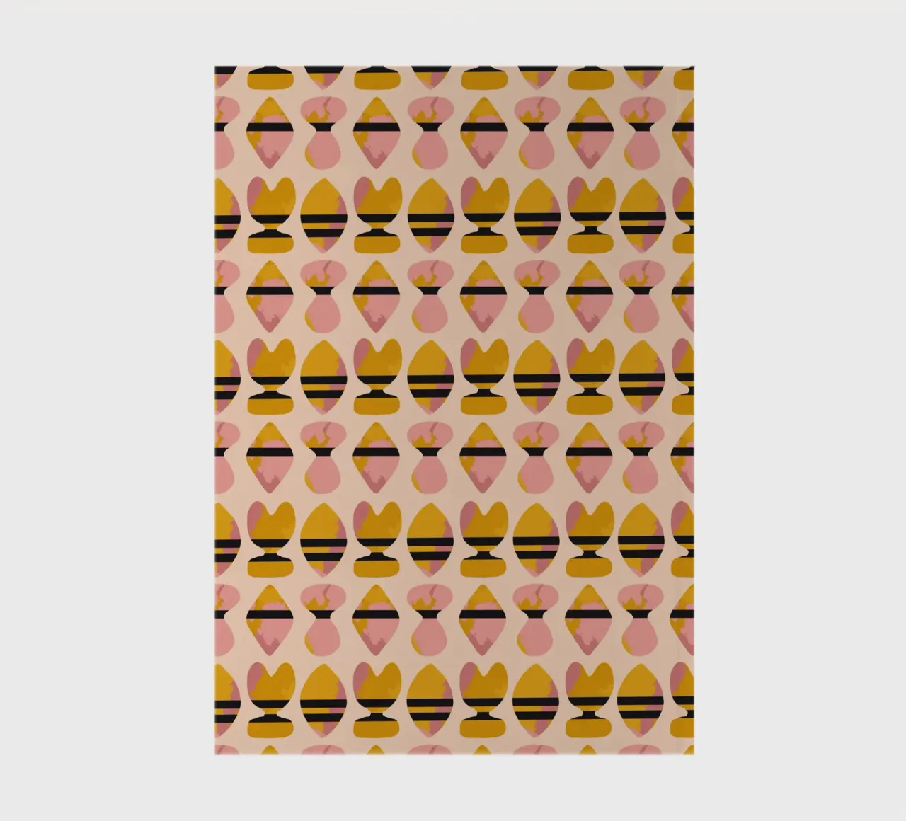 Repetitive pattern 18 notebook by Little Dean