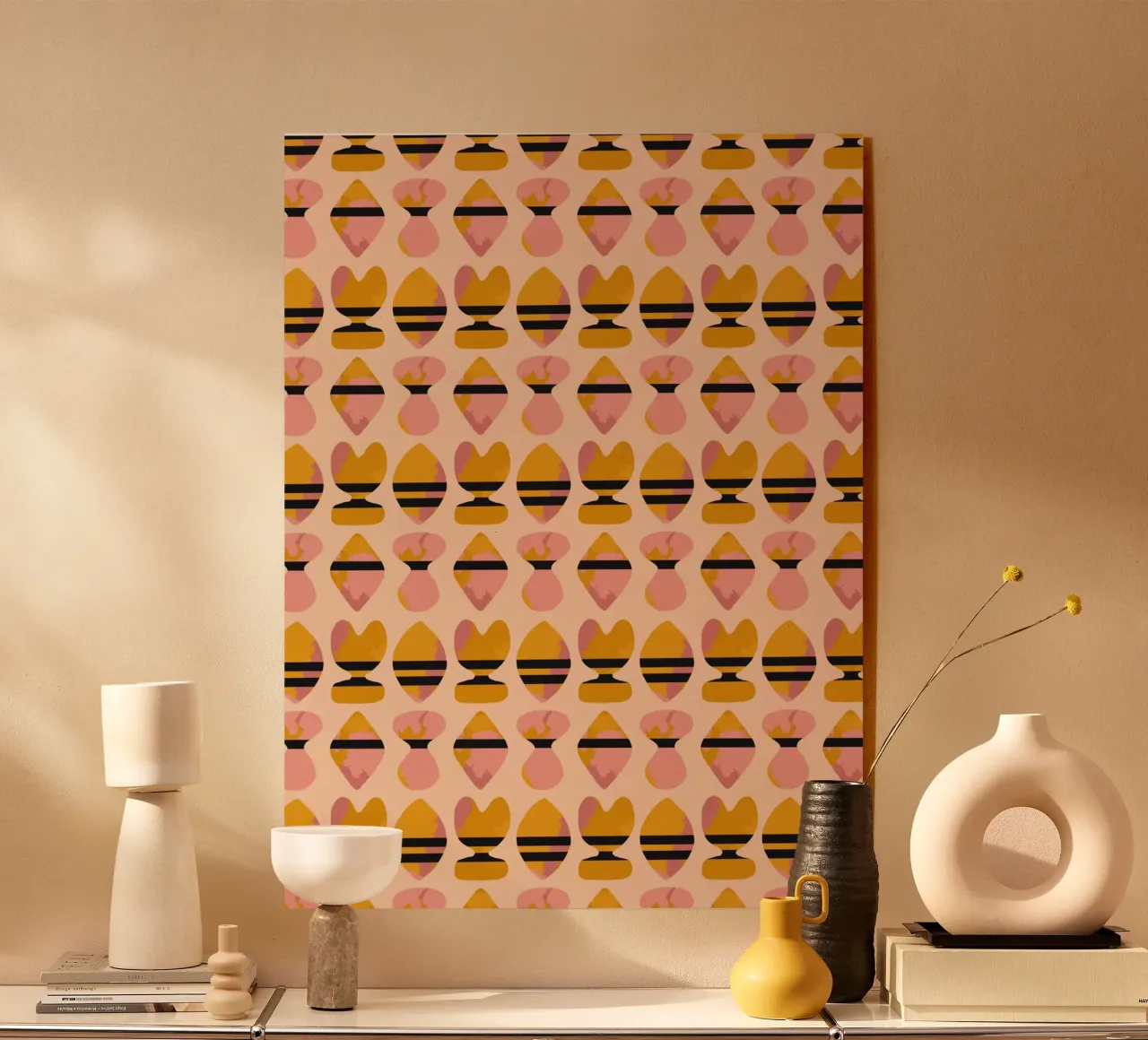 Repetitive pattern 18 acrylic glass by Little Dean