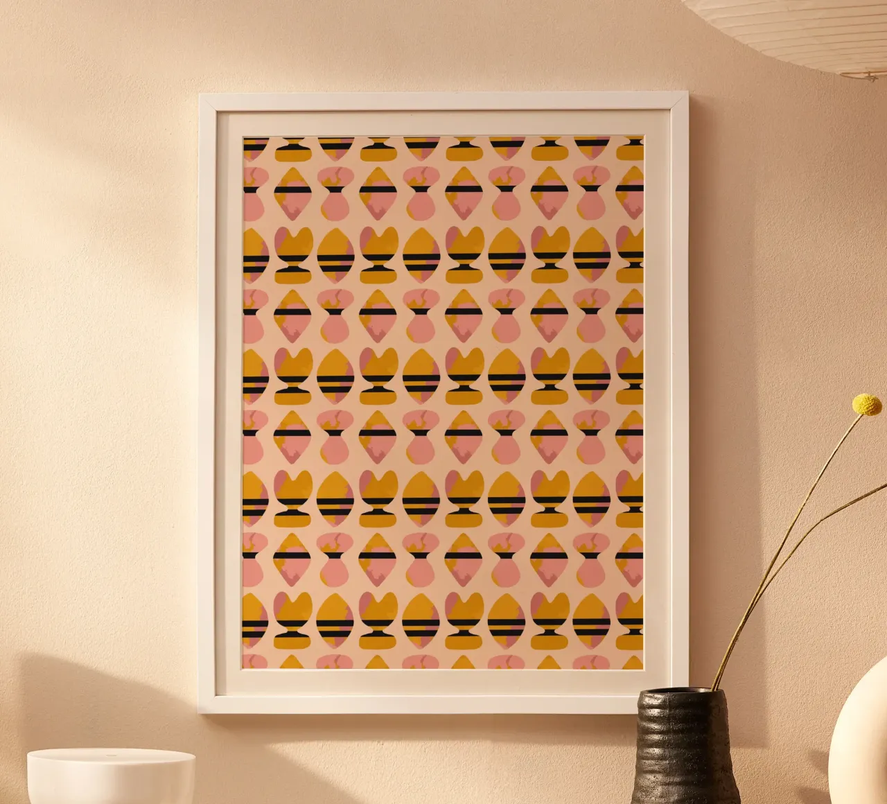 Repetitive pattern 18 poster by Little Dean