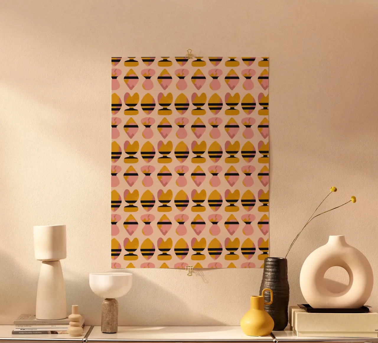Repetitive pattern 18 poster by Little Dean