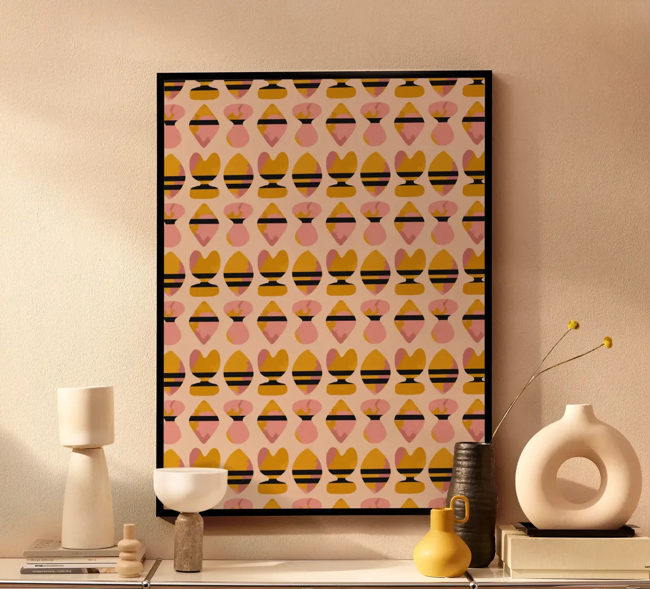 Repetitive pattern 18 poster by Little Dean