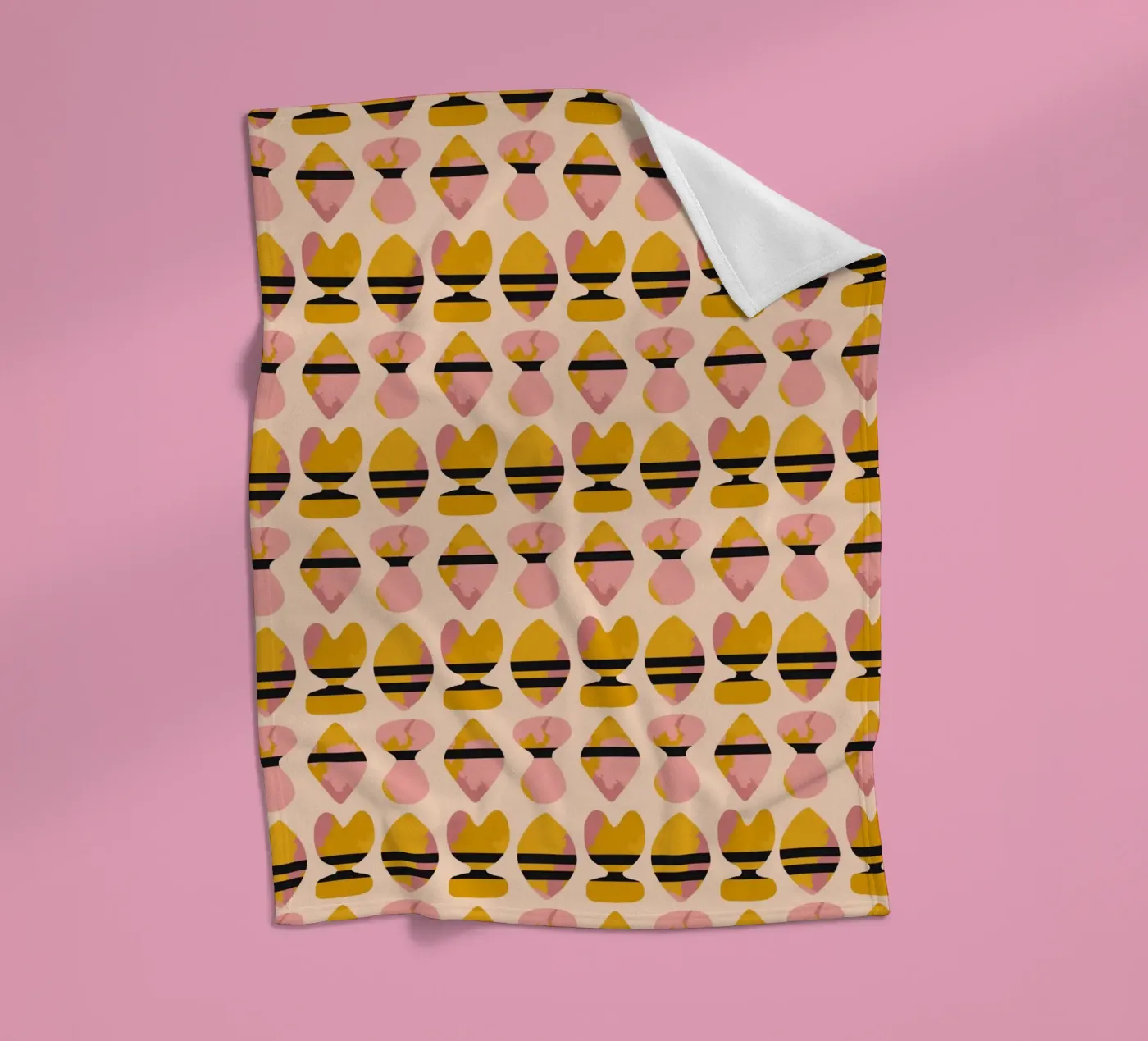 Repetitive pattern 18 fleecedeken van Little Dean