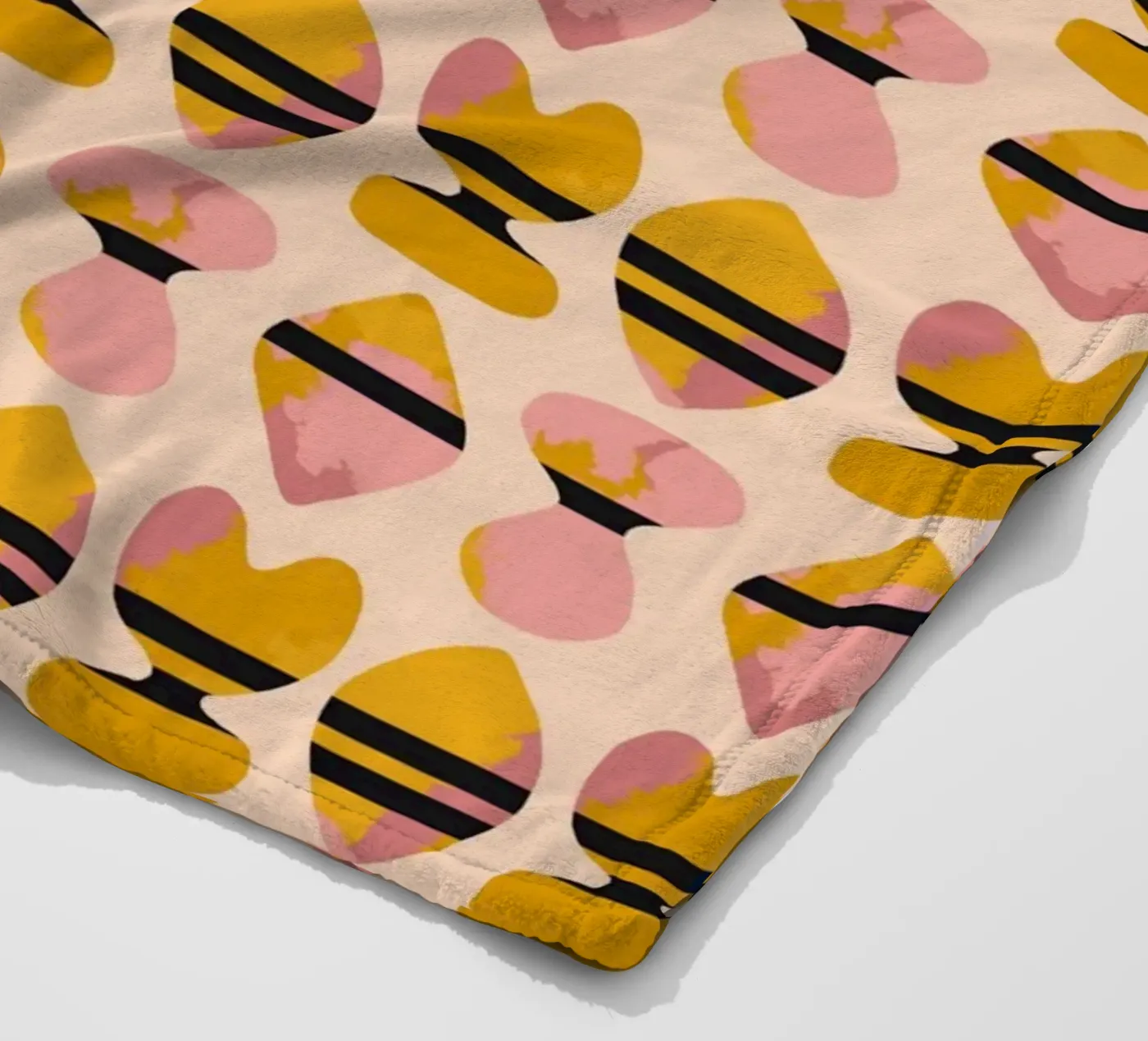 Repetitive pattern 18 fleecedeken van Little Dean