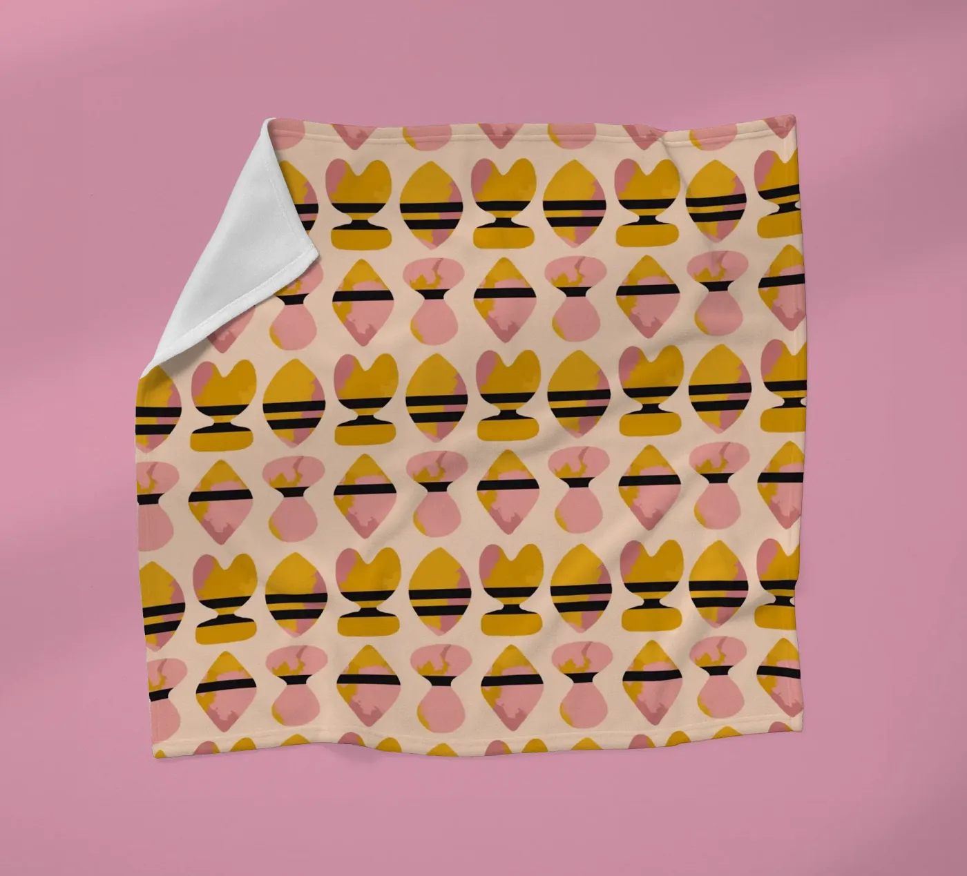 Repetitive pattern 18 fleecedeken van Little Dean