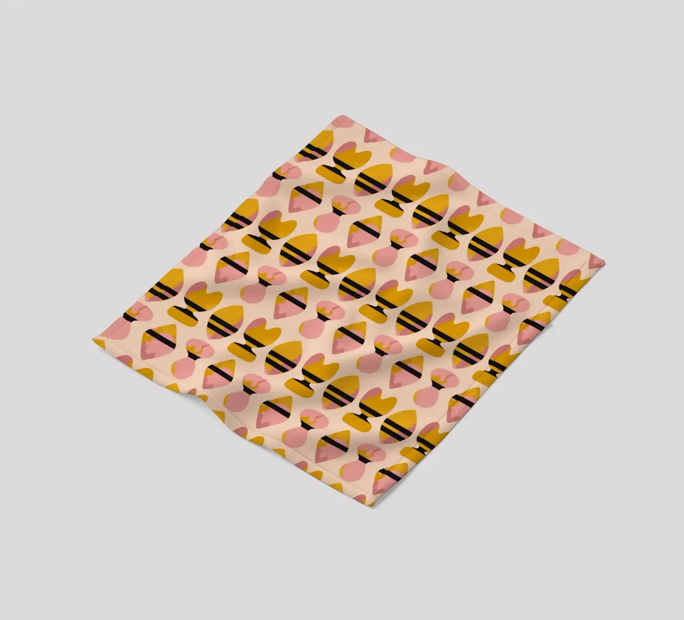 Repetitive pattern 18 fleecedeken van Little Dean