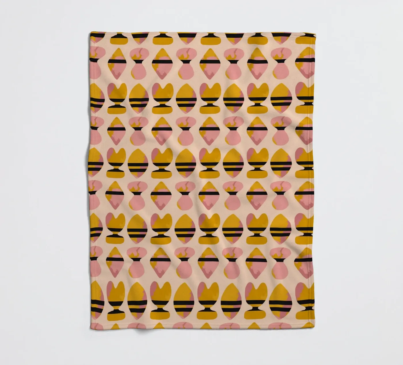 Repetitive pattern 18 fleecedeken van Little Dean