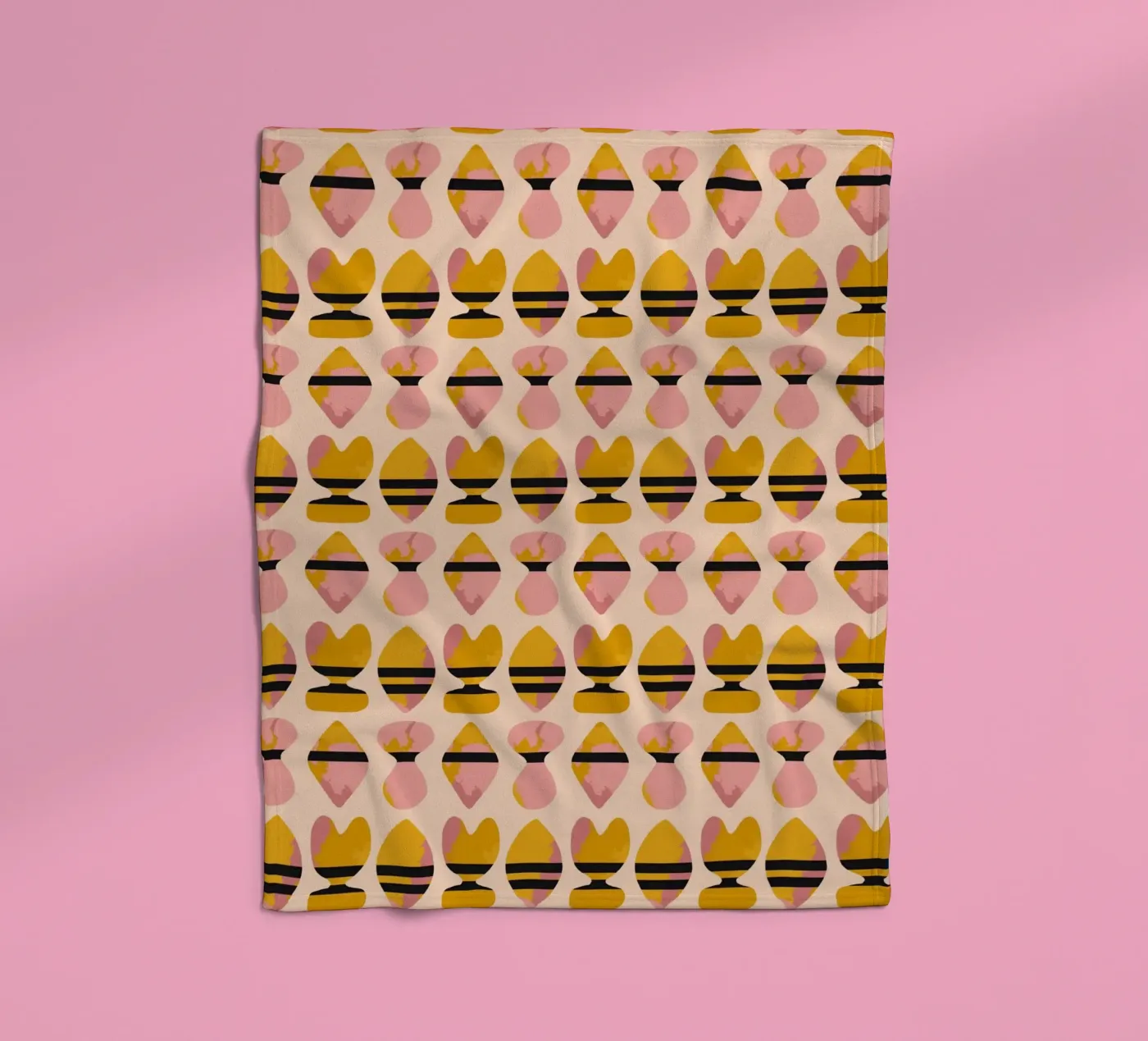 Repetitive pattern 18 fleecedeken van Little Dean