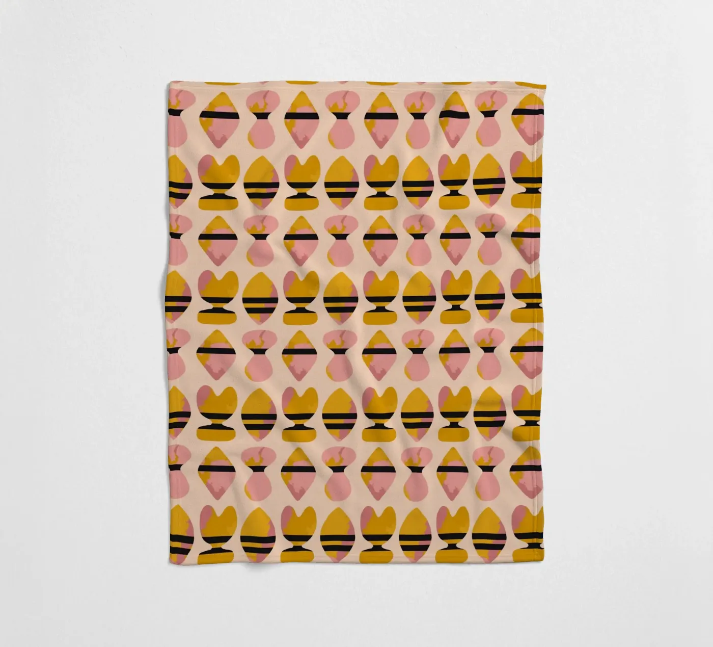 Repetitive pattern 18 fleecedeken van Little Dean