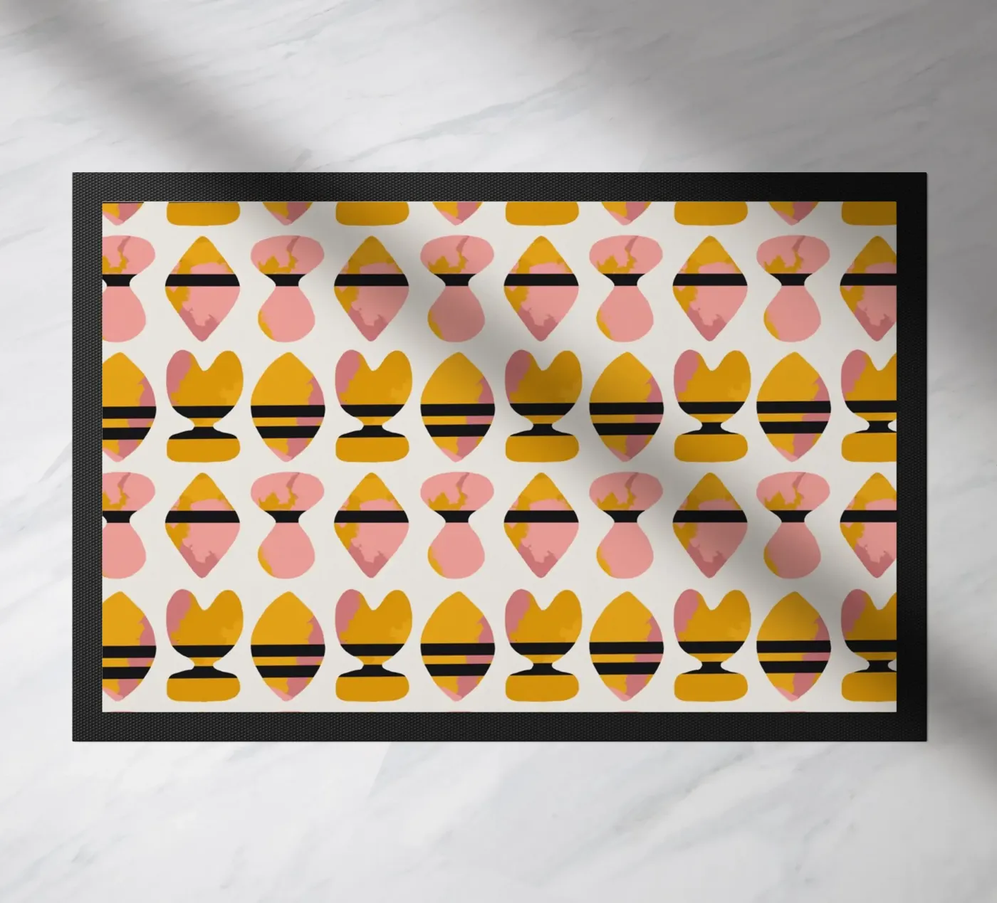 Repetitive pattern 19 doormat by Little Dean