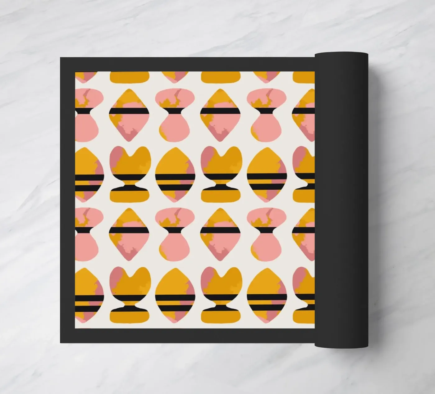 Repetitive pattern 19 doormat by Little Dean