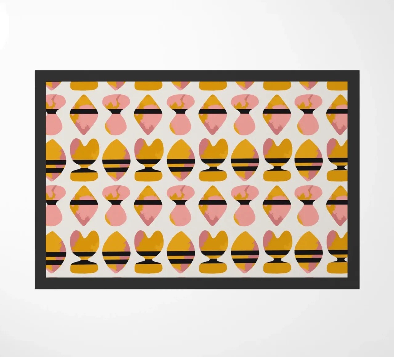 Repetitive pattern 19 doormat by Little Dean