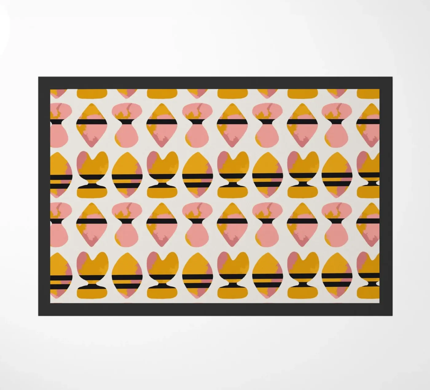 Repetitive pattern 19 doormat by Little Dean