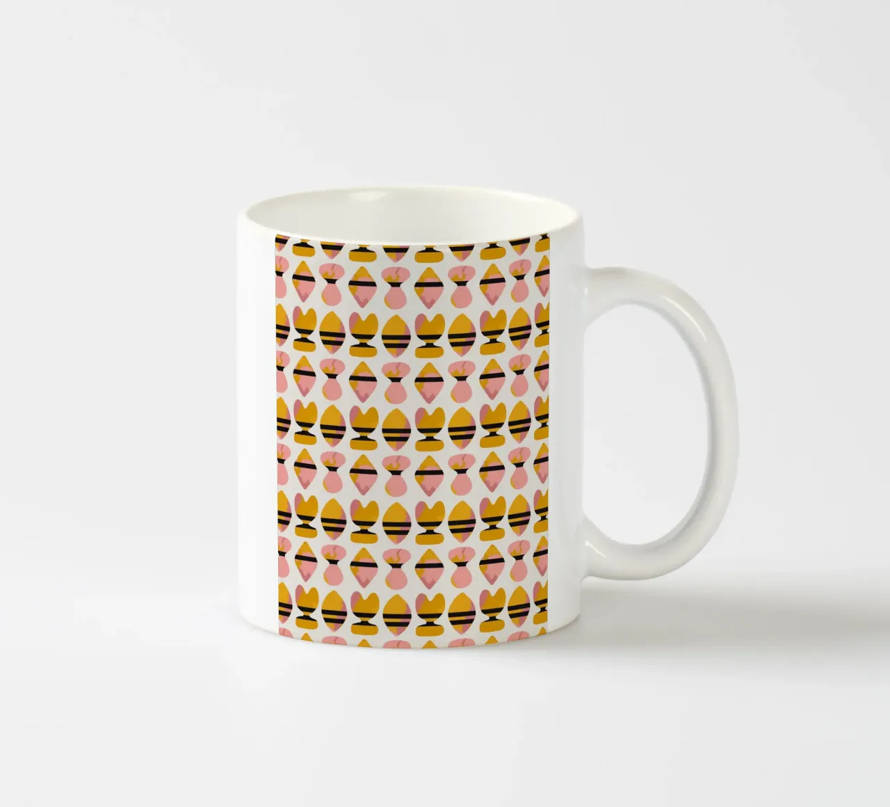 Schema ripetitivo 19 tazza in ceramica da Little Dean