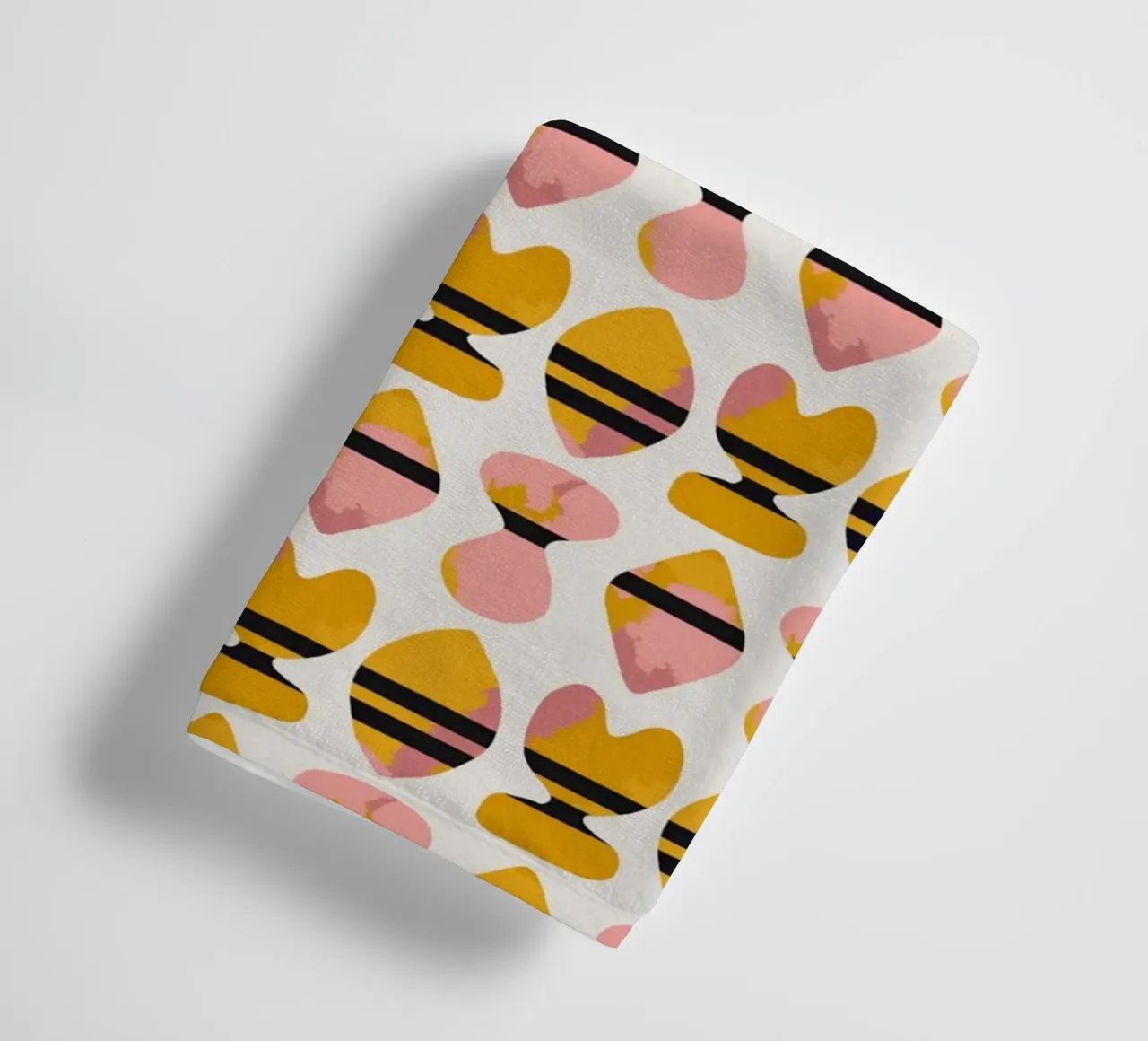 Repetitive pattern 19 towel by Little Dean