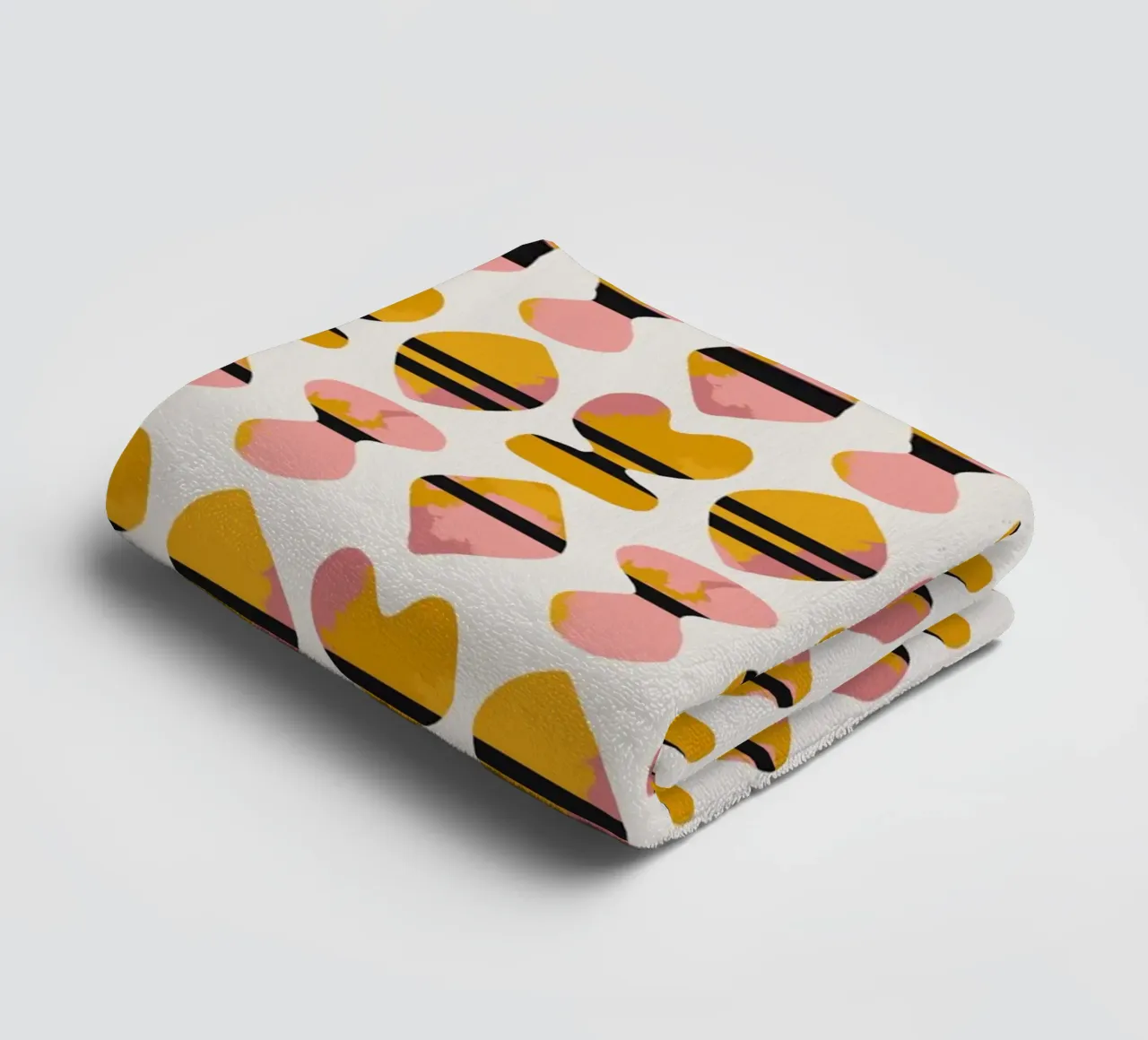 Repetitive pattern 19 towel by Little Dean